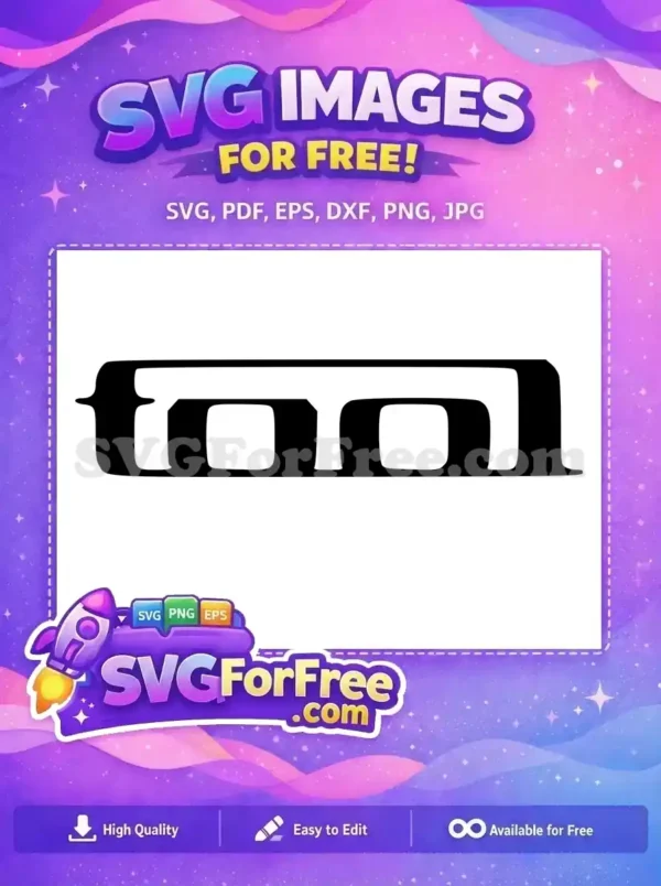 Free Bold Font Free Rock Band Tool Free SVG