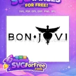 Free Bon Jovi Band Free Heart Dagger Logo Free SVG - Instant Download
