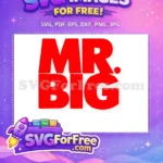 Free Bold Red Letters Free Rock And Roll Mr Big Rock Band Free SVG - Instant Download