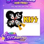 Free Face Paint Free Tongue Rock Band Logo Free SVG - Instant Download