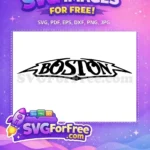 Free Rock Band Free Album Cover Boston Free SVG - Instant Download