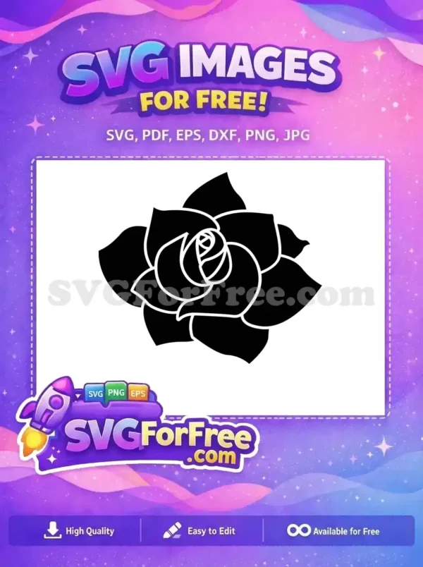 Free Rose Petal Free Floral Detail Art Free SVG