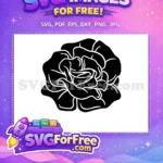 Free Detailed Rose Free Intricate Flower Design Free SVG - Instant Download