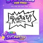 Free Rugrats Logo Free Cartoon 90s Show Free SVG - Instant Download
