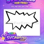 Free Comic Speech Free Bubbles Rugrats TV Series Free SVG - Instant Download