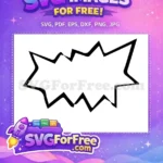 Free Speech Bubble Free Blank Rugrats TV Series Free SVG - Instant Download