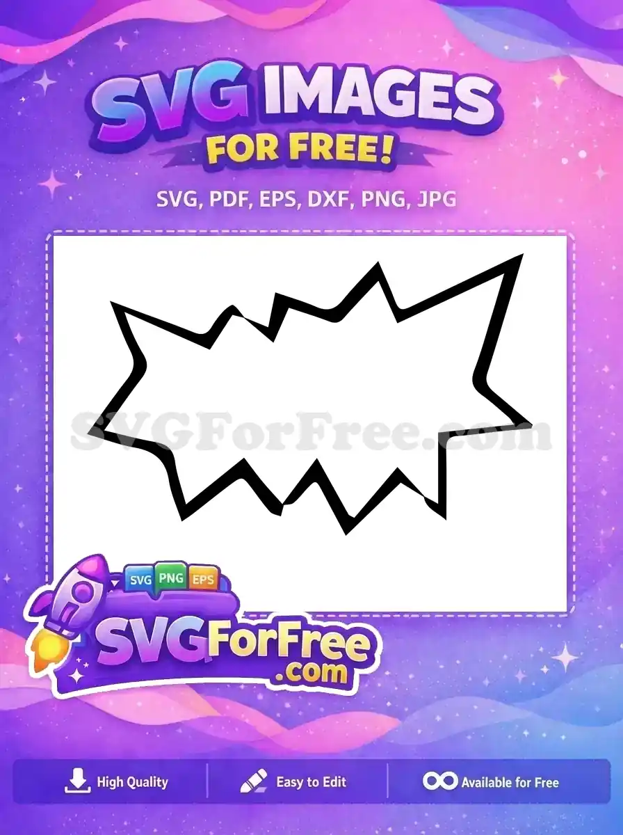 Free Speech Bubble Free Blank Rugrats TV Series Free SVG