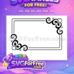 Free Rustic Edges Free Blank Space Rustic Frame Free SVG - Instant Download