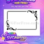 Free Ornate Border Free Rustic 1 Free SVG - Instant Download