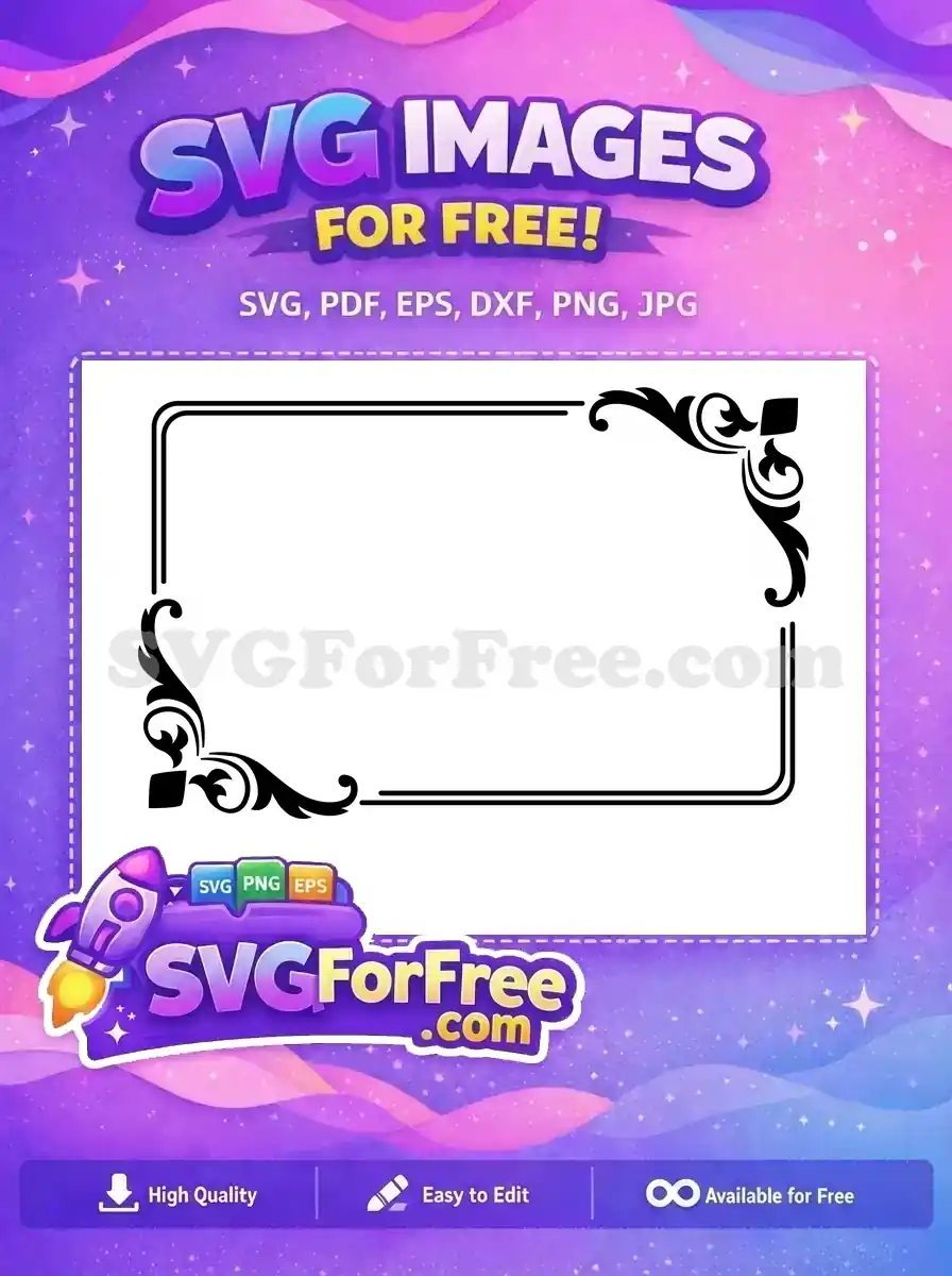Free Ornate Border Free Rustic 1 Free SVG
