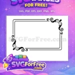Free Rustic Frame Free Blank Space Rustic Free SVG - Instant Download