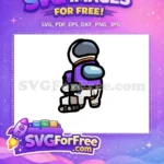 Free Purple Among Us Crewmate Free Wall-E Robot Blue Eyes Among Us Free SVG - Instant Download