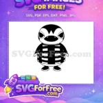 Free Striped Penguin Free Large Eyes Animal Crossing Disney Free SVG - Instant Download