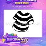 Free Black White Free Striped Animal Crossing Disney Free SVG - Instant Download