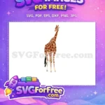 Free Spotted Free Curious Giraffe Animal Crossing Disney Free SVG - Instant Download