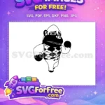 Free Cesar Free Checkered Vest Animal Crossing Disney Free SVG - Instant Download