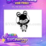 Free Sleepy Free Pattern Animal Crossing Disney Free SVG - Instant Download