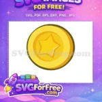 Free Golden Star Free Coin Animal Crossing Disney Free SVG - Instant Download