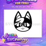 Free Black Masked Face Free Cute Buck Teeth Animal Crossing Disney Free SVG - Instant Download