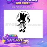 Free dapper penguin Free vest bow tie Animal Crossing Disney Free SVG - Instant Download