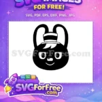 Free Coco Free smiling striped hat Animal Crossing Disney Free SVG - Instant Download
