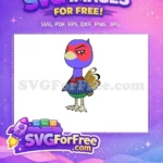 Free Serious Jay Free Red Bandanna Animal Crossing Disney Free SVG - Instant Download