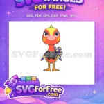 Free Sassy Twiggy Free Blue Eyeshadow Bow Animal Crossing Disney Free SVG - Instant Download