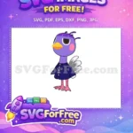 Free Sterling Purple Grumpy Free Navy Jacket Animal Crossing Disney Free SVG - Instant Download