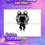 Free Tribal Pattern Free Black Silhouette Disney Stitch Free SVG - Instant Download