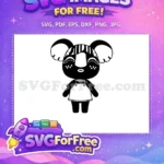 Free Happy Koala Free Smock Animal Crossing Disney Free SVG - Instant Download