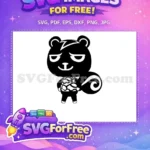 Free Kicks Free Smug Vest Animal Crossing Disney Free SVG - Instant Download