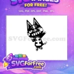 Free Jack Skellington Free Skeletal Animal Crossing Disney Free SVG - Instant Download