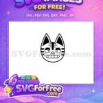 Free Rover Free Grinning Animal Crossing Disney Free SVG - Instant Download