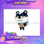 Free Kicks Free Furry Jacket Animal Crossing Disney Free SVG - Instant Download