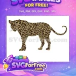 Free Vibrant Golden Leopard Spots Free Detailed Disney Animal Crossing Free SVG - Instant Download