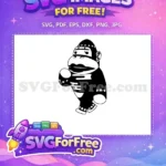 Free Gorilla Free Headband Lips Animal Crossing Disney Free SVG - Instant Download