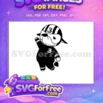 Free Number 3 Hat Free Cute Penguin Animal Crossing Disney Free SVG - Instant Download