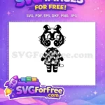 Free Black White Tiger Free Hawaiian Shirt Animal Crossing Disney Free SVG - Instant Download