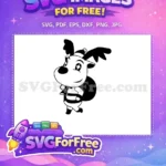 Free Winking Reindeer Free Santa AC Disney Free SVG - Instant Download