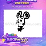 Free Smirking Mickey Mouse Free Star Shirt Animal Crossing Disney Free SVG - Instant Download