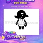 Free Smiling Elephant Free Hoodie Animal Crossing Disney Free SVG - Instant Download