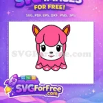 Free Pink Haired Free Judy Animal Crossing Disney Free SVG - Instant Download
