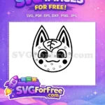 Free Raymond leaf Free happy Animal Crossing Disney Free SVG - Instant Download