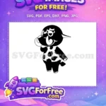 Free Patty smiling Free cow print Animal Crossing Disney Free SVG - Instant Download