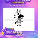 Free Audie Wolf Free Monochrome Geometric Shirt Animal Crossing Disney Free SVG - Instant Download