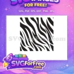 Free Zebra Stripe Pattern Free Dynamic Black White Animal Crossing Disney Free SVG - Instant Download
