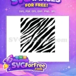 Free Zebra Free Stripes Animal Crossing Disney Free SVG - Instant Download