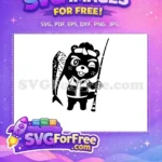 Free Winking Chip Fish Free Fishing Rod Animal Crossing Disney Free SVG - Instant Download