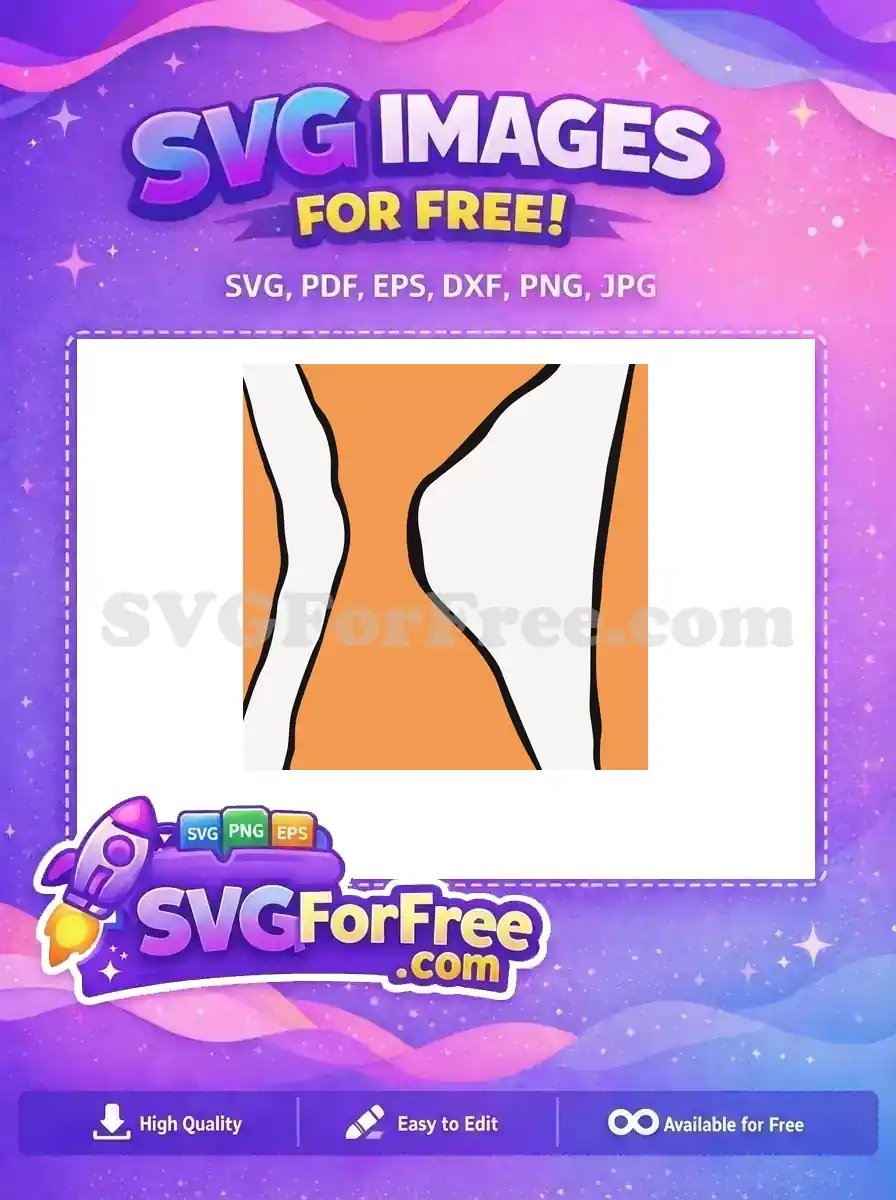 A dynamic free clownfish stripe pattern featuring bold orange, white, and black lines, ideal for aquatic designs.