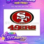 Free Red Gold Logo Free San Francisco 49ers Free SVG - Instant Download